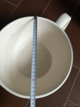 květináč - hrnek s podšálkem - velký - NOVÝ - 3