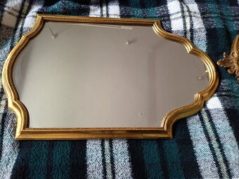 vintage zrcadla 2 kusy 70x40, 45x30 cm - 3