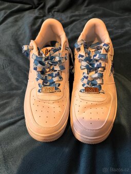 Bape Sta Low White ABC Camo Blue - 3