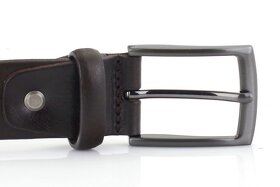 Pánský kožený opasek M3518 o šířce 3,5 cm - 3