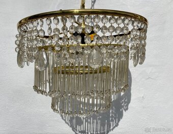 lustr křišťálový starý lustr ověsy křišťálový lustr - 3
