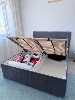 Manželská postel s polohovacími rošty - 3