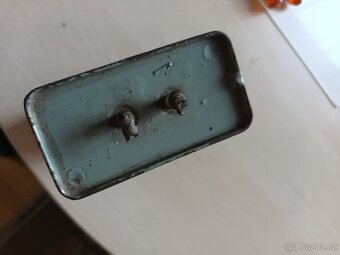 Starý anglický kondenzátor do historických rádií, vysílačky? - 3