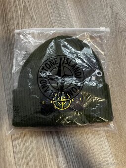 Stone island - zimní čepice - zelená - 3