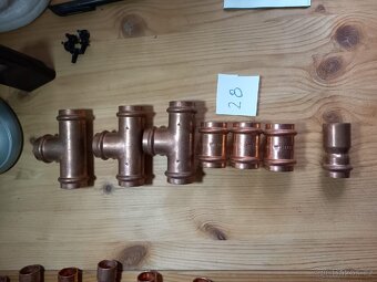 Fitinky měděné nepoužité - 3