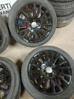 4ks alu disky orig. Audi 5x112 R17 pneu 225/45 r17 - 3
