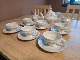 Nová čajová souprava Thun Bernadotte růžová kompletní - 3