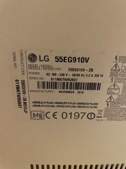 LG TV prohnutá 55EG910V - 3