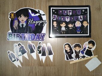 Wednesday výzdoba narozeninová - 3