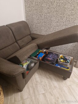 Sedacka 2-miestna s otomanom - 3