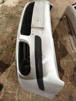 Fabia 1 facelift, přední nárazník, 9102 stříbrný - 3