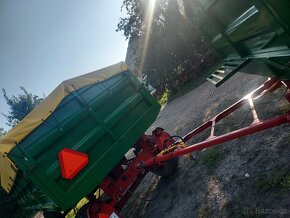 Prodám přívěs za traktor BSS P93 Autovlek 9t vlek vlečka - 3