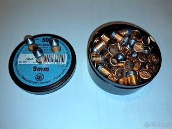 Prodám náboje 9mm Flobert Spitzkugeln RWS - 3