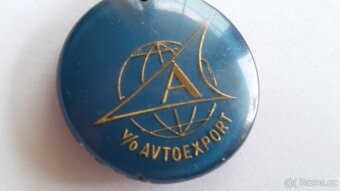 Starý přívěsek na klíče Volga Gaz 24 Avtoexport - 3