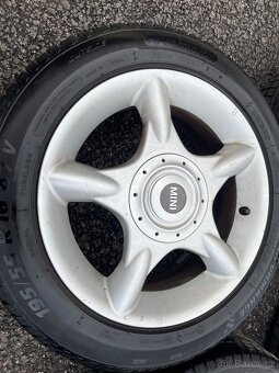Alu kola originál Mini + nové letní pneu 195/55/15 - 3
