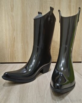 Dámské gumové kovbojské holínky - 3