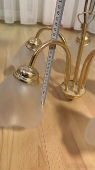 Lustr zlaty 5 ramen - 3