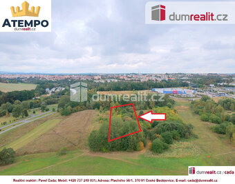 K prodeji, stavební pozemek o výměře 3.889m2, Tábor - 3