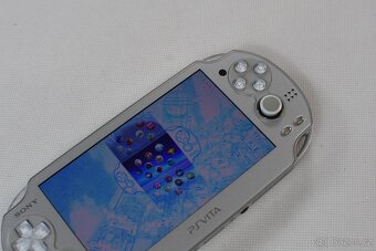 Sony PlayStation Vita Ice Silver Rare PCH-1000 OLED - 3