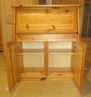 Americký psací stůl z borovice - celomasiv - Výborný stav - 3