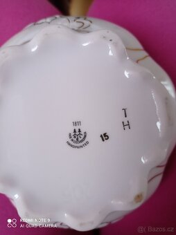 Originální růžový porcelán.Karafa - 3