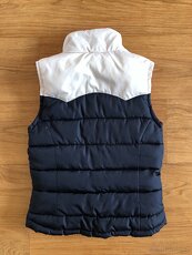 Modro-růzovo-bílá dámská vesta Kenvelo - 3