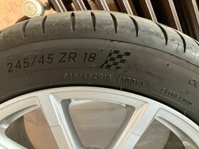 ALU kola Audi 5x112 R18, zdarma 4 pneu Michelin - 3