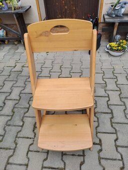 Rostoucí židle světlá - 3