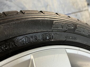 Originál alu kola Škoda 5x112 R17, letní pneu 225/45 R17 - 3