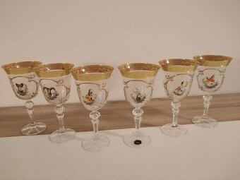 Sklenice na víno "Hunting" (bílé) (výška 18,5 cm) - 3