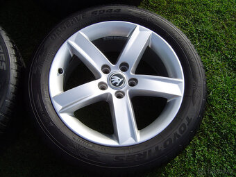 4 XZIMNÍ HLINÍKOVÁ KOLA ŠKODA KAROQ,OCTAVIA IV 215/55 R17.TP - 3