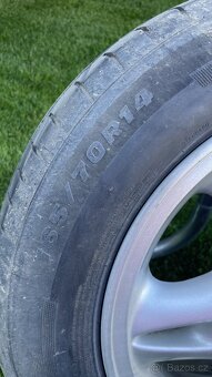 Letní pneu 165/70R14 + disky 4x100 - 3