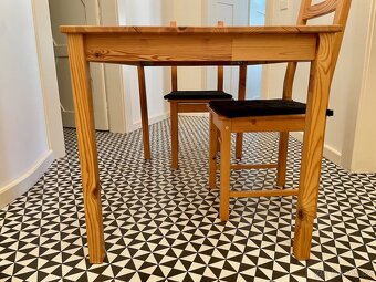IKEA stůl 120x75cm a 2x židle IVAR - 3
