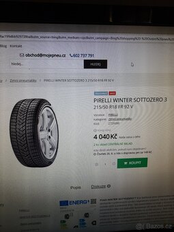 Pirelli Winter sottozero 3 95% nové - 3