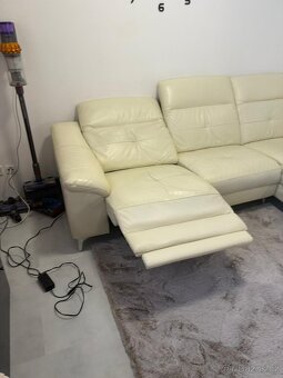 Prodám koženou rohovou sedací soupravu - 3