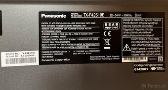 Panasonic Plasma Televize 42’’(106cm) - 3