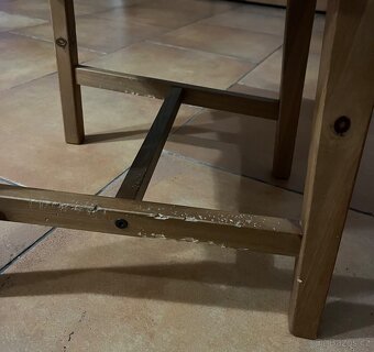 Stůl a židle LESKVIK a 1xkomoda+1xvitrína LESKVIK - 3