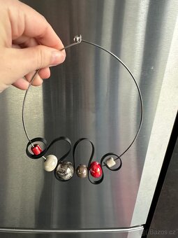 Náhrdelník s náramkem -Set šperků handwork Itálie - 3