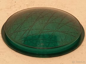 Zelené sklo ze semaforu - Retro - 3