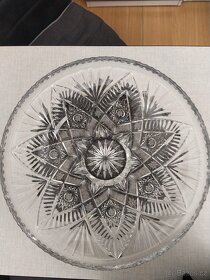 Křišťálová broušená mísa - 3