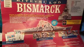 Modelářská sbírka Bitevní loď Bismarck DARUJI - 3