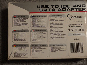 adaptér USB to IDE, SATA - 3