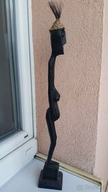 Etno - afrika - dřevěná figurka - Matka kmene - 3