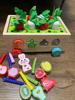 Montessori dřevěné hračky-ruční práce - 3