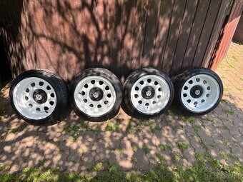 Převářky 4x100 R14 195/45 + středy VW - 3