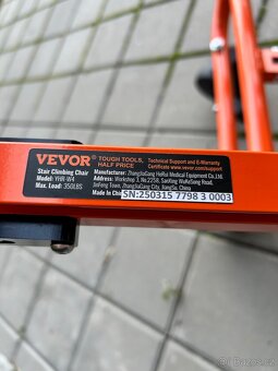 Ruční schodišťová židle VEVOR - 3