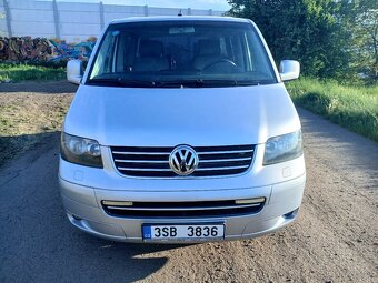 VW T5 VERZE HIGHLINE 1.9.TDI 77KW 7.MÍST KŮŽE ALCANTARA - 3