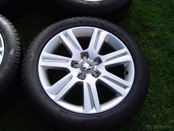 4 XZIMNÍ HLINÍKOVÁ KOLA ŠKODA OCTAVIA SCOUT, YETI 225/50 R17 - 3