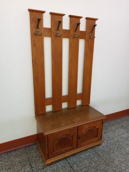 Rustikální nábytek, předsíň, botník, komoda, věšák - 3