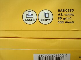 Balíky papírů A3 bílé barvy 80g/m2 - 3